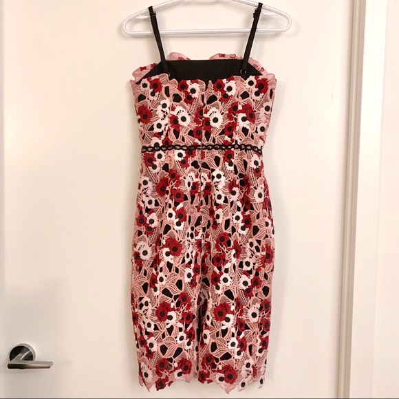 NWOT Brand New Adelyn Rae Harlow Lace Sheath dress xs pink white - Picture 3 of 10